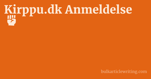 Kirppu.dk Anmeldelse 1 by