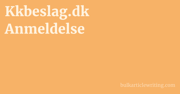 Kkbeslag.dk Anmeldelse 1 by Partners