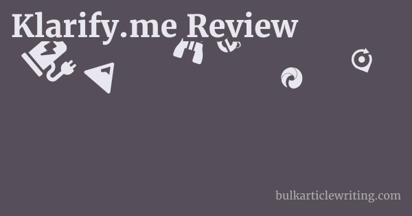 Klarify.me Review 1 by