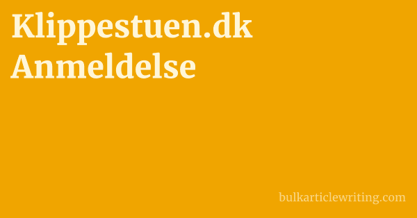 Klippestuen.dk Anmeldelse 1 by