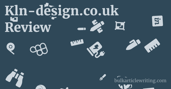 Kln-design.co.uk Review 1 by Partners