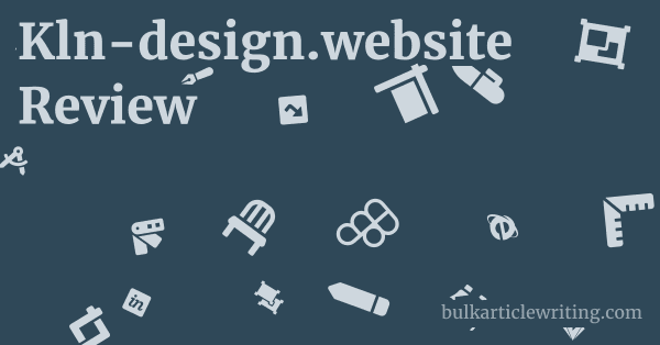 Kln-design.website Review 1 by Partners