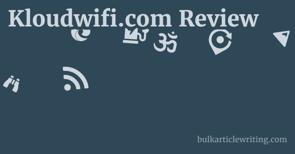 Kloudwifi.com Review 1 by
