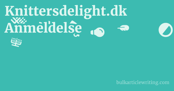 Knittersdelight.dk Anmeldelse 1 by Partners