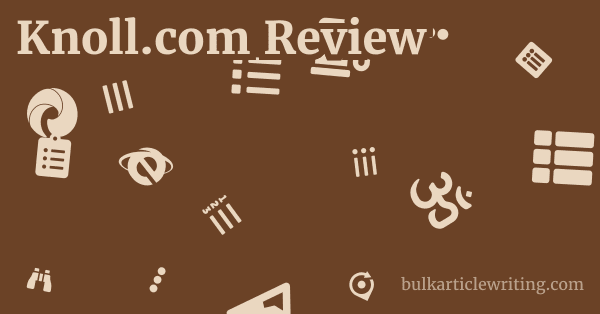 Knoll.com Review 1 by