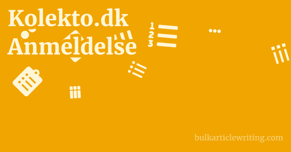 Kolekto.dk Anmeldelse 1 by Partners