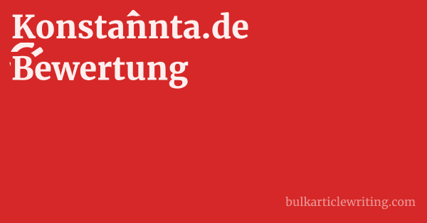 Konstannta.de Bewertung 1 by