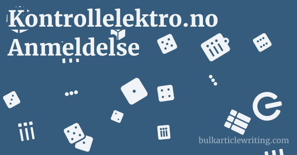 Kontrollelektro.no Anmeldelse 1 by Partners