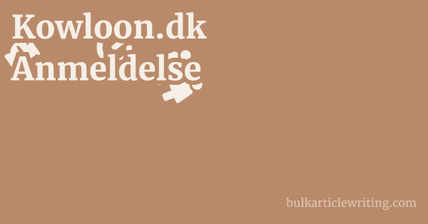 Kowloon.dk Anmeldelse 1 by Partners