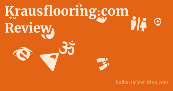 Krausflooring.com Review 1 by