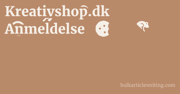 Kreativshop.dk Anmeldelse 1 by