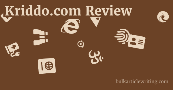 Kriddo.com Review 1 by