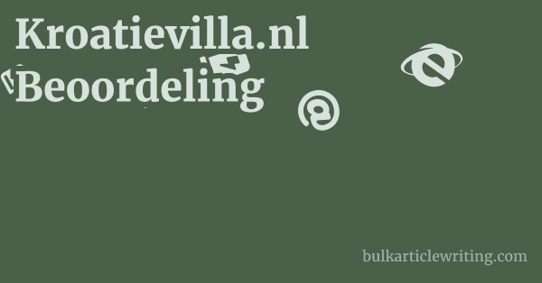 Kroatievilla.nl Beoordeling 1 by