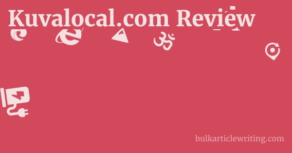 Kuvalocal.com Review 1 by