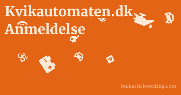 Kvikautomaten.dk Anmeldelse 1 by