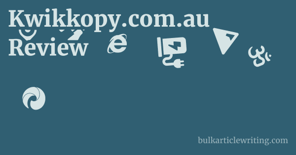 Kwikkopy.com.au Review 1 by Partners