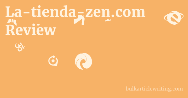 La-tienda-zen.com Review 1 by Partners