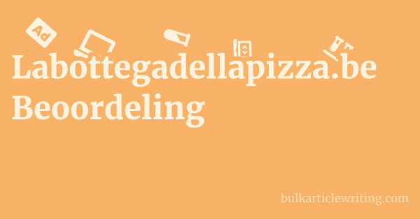 Labottegadellapizza.be Beoordeling 1 by