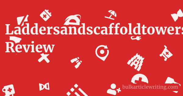 Laddersandscaffoldtowers.ie Review 1 by