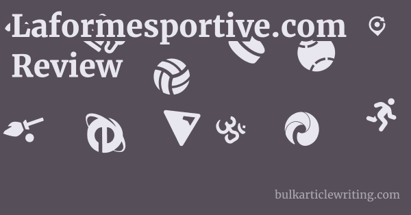 Laformesportive.com Review 1 by