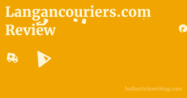 Langancouriers.com Review 1 by