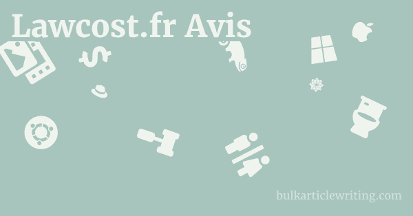 Lawcost.fr Avis 1 by