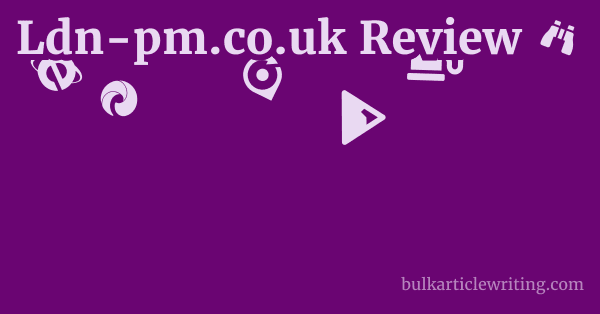 Ldn-pm.co.uk Review 1 by