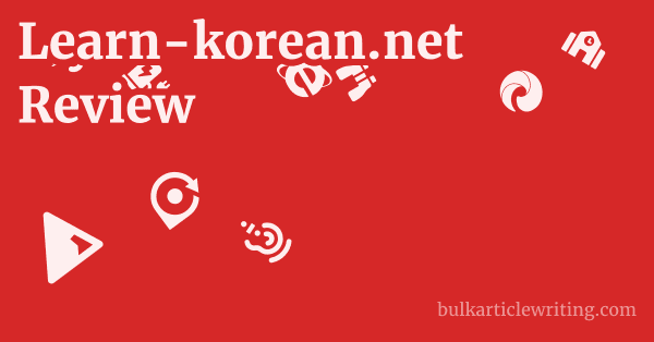 Learn-korean.net Review 1 by