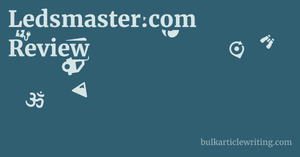 Ledsmaster.com Review 1 by