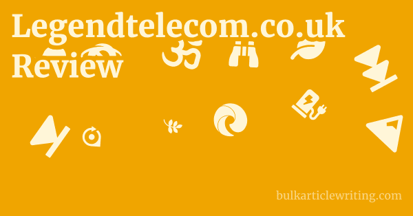 Legendtelecom.co.uk Review 1 by Partners
