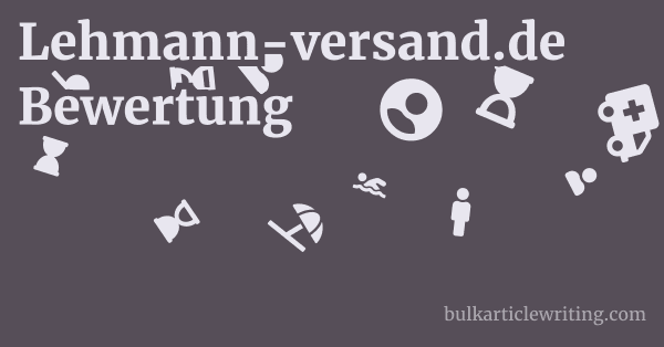 Lehmann-versand.de Bewertung 1 by