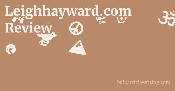 Leighhayward.com Review 1 by