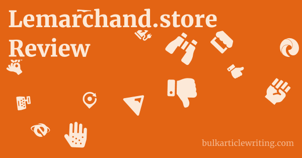 Lemarchand.store Review 1 by