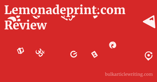 Lemonadeprint.com Review 1 by Partners