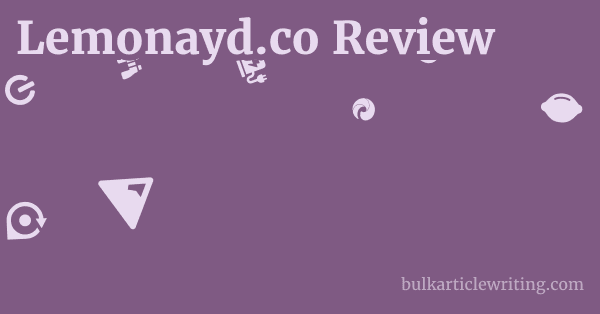 Lemonayd.co Review 1 by