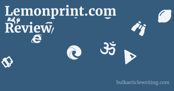 Lemonprint.com Review 1 by