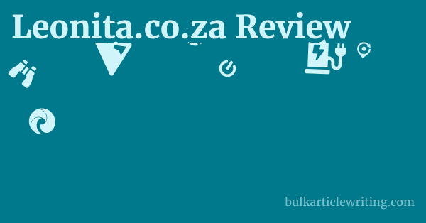 Leonita.co.za Review