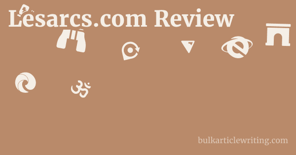 Lesarcs.com Review 1 by