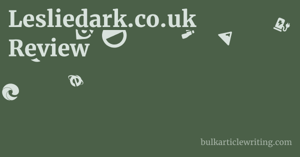 Lesliedark.co.uk Review 1 by