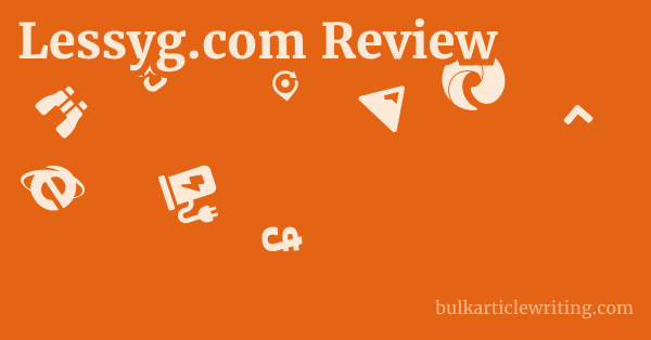 Lessyg.com Review 1 by