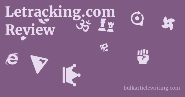 Letracking.com Review 1 by