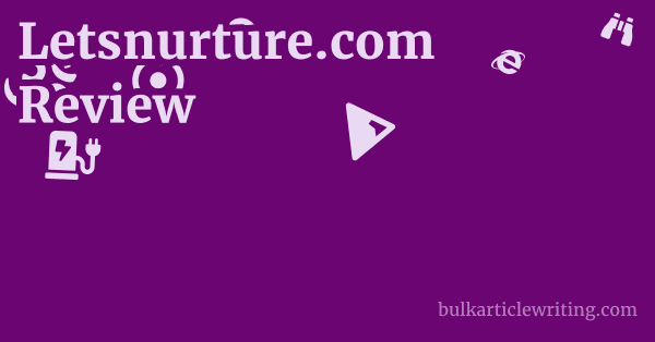 Letsnurture.com Review 1 by