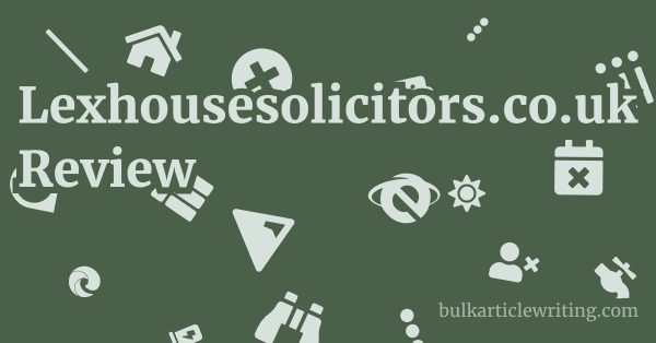Lexhousesolicitors.co.uk Review 1 by
