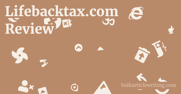 Lifebacktax.com Review 1 by