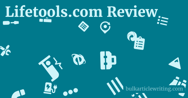 Lifetools.com Review 1 by
