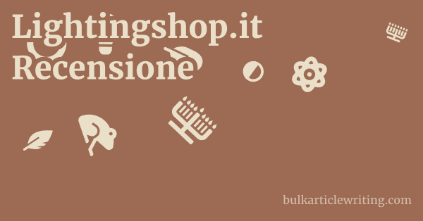 Lightingshop.it Recensione 1 by