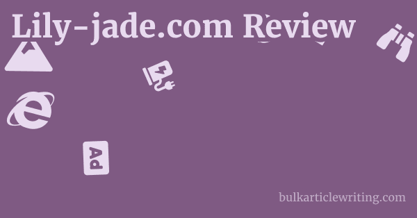 Lily-jade.com Review 1 by