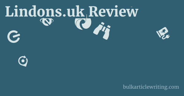 Lindons.uk Review 1 by