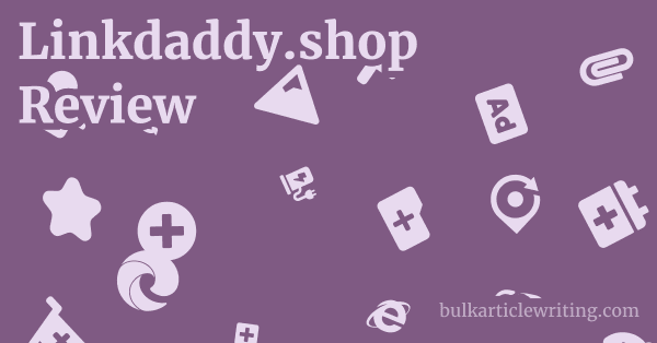 Linkdaddy.shop Review 1 by