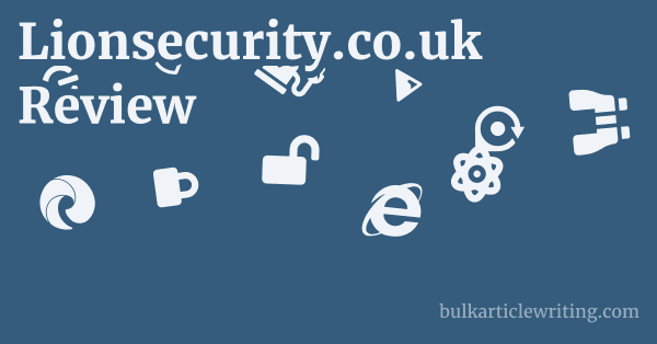 Lionsecurity.co.uk Review 1 by